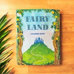 VINTAGE 1967 FAIRY LAND Coloring Book - MODERN PROMOTIONS - Unused Pages